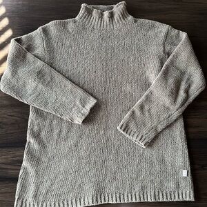 Michael Brandon Light Taupe Turtleneck Sweater